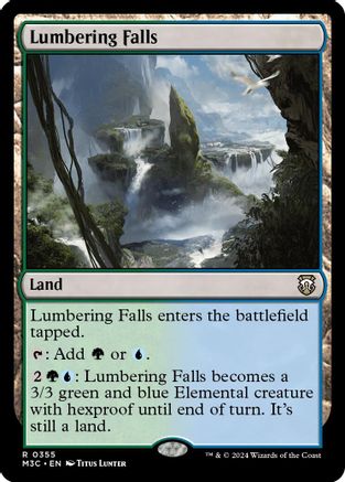 Lumbering Falls (Ripple Foil) (M3C-355)