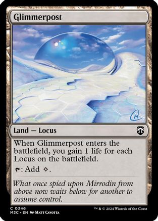Glimmerpost (Ripple Foil) (M3C-346)
