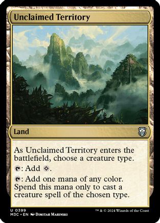 Unclaimed Territory (Ripple Foil) (M3C-399)