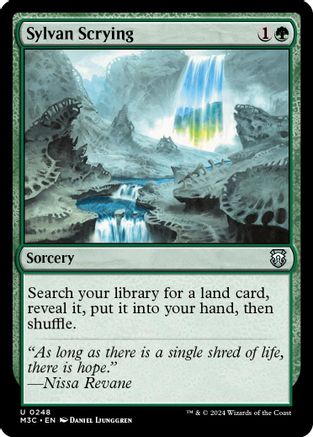 Sylvan Scrying (Ripple Foil) (M3C-248)