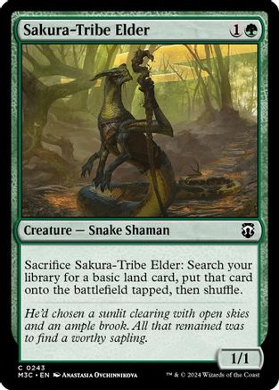 Sakura-Tribe Elder (Ripple Foil) (M3C-243)