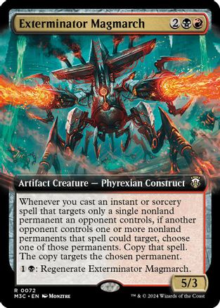 Exterminator Magmarch (Extended Art) (Ripple Foil) (M3C-072)