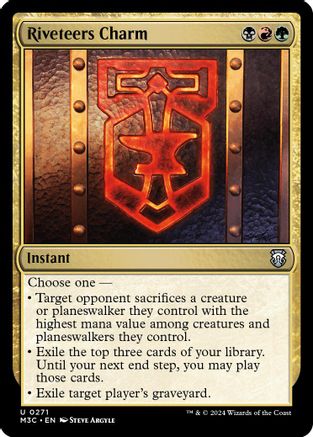Riveteers Charm (Ripple Foil) (M3C-271)