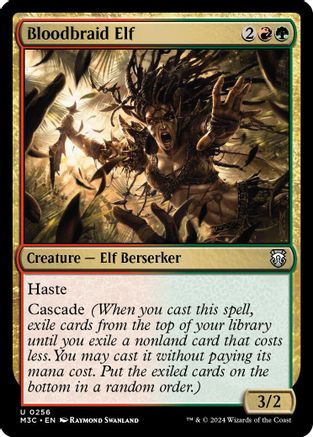 Bloodbraid Elf (Ripple Foil) (M3C-256)