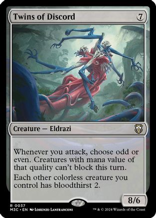Twins of Discord (Ripple Foil) (M3C-037)