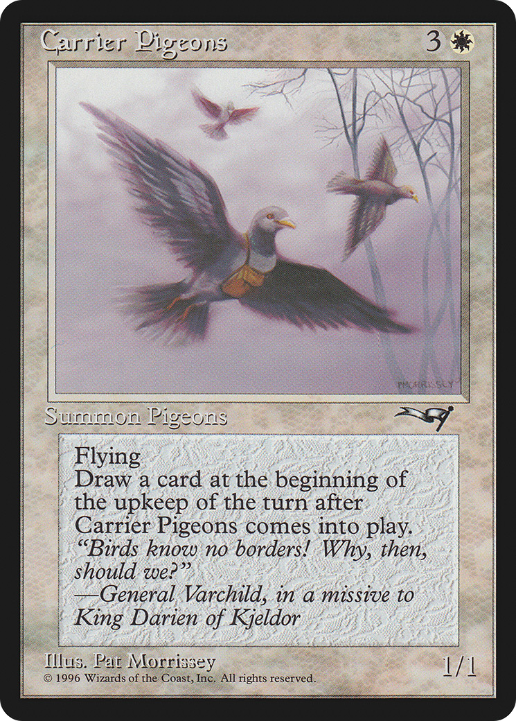 Carrier Pigeons (ALL-01A)