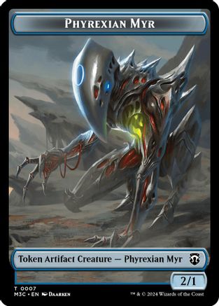 Phyrexian Myr // Servo Double-Sided Token (M3C-7 // 33)