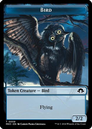 Eldrazi Spawn // Bird Double-Sided Token (MH3-2 // 9) (Foil)