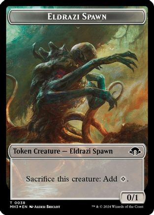 Eldrazi Scion // Eldrazi Spawn Double-Sided Token (M3C-3 // 2)