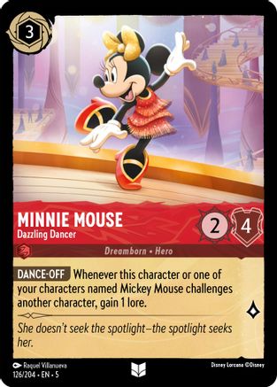 Minnie Mouse - Dazzling Dancer (5-126) (Cold Foil)