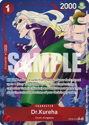 Dr.Kureha (Parallel) (OP08-015) (Foil)