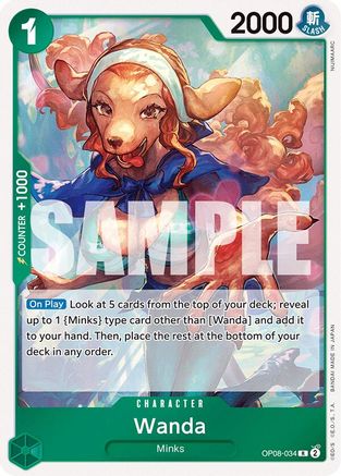 Wanda (OP08-034) (Foil)