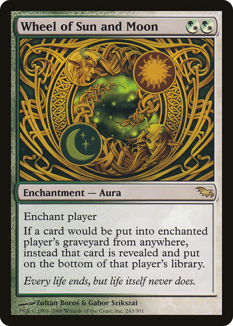 Wheel of Sun and Moon (SHM-243) (Foil)