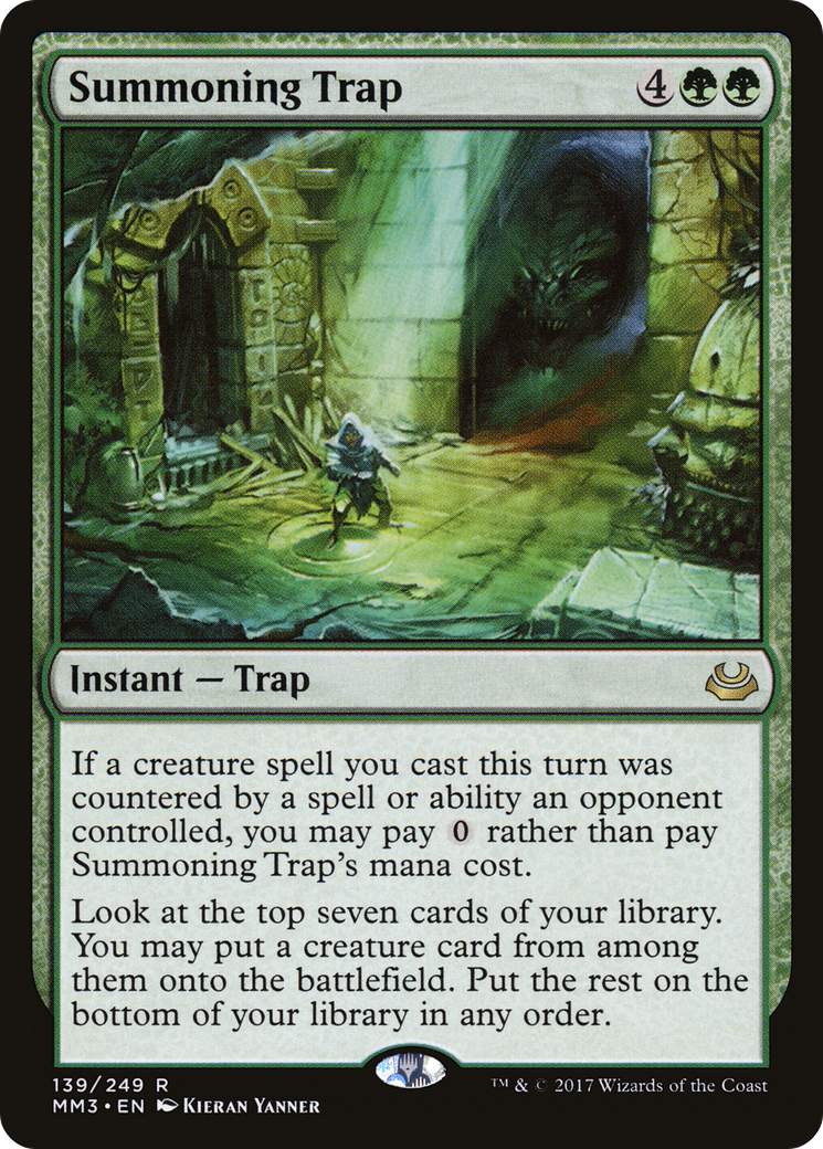 Summoning Trap (MM3-139) (Foil)