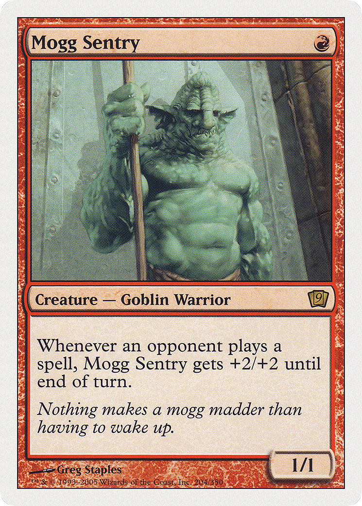 Mogg Sentry (9ED-204★) (Foil)