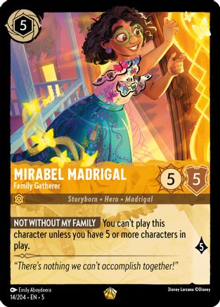 Mirabel Madrigal - Family Gatherer (5-014) (Cold Foil)