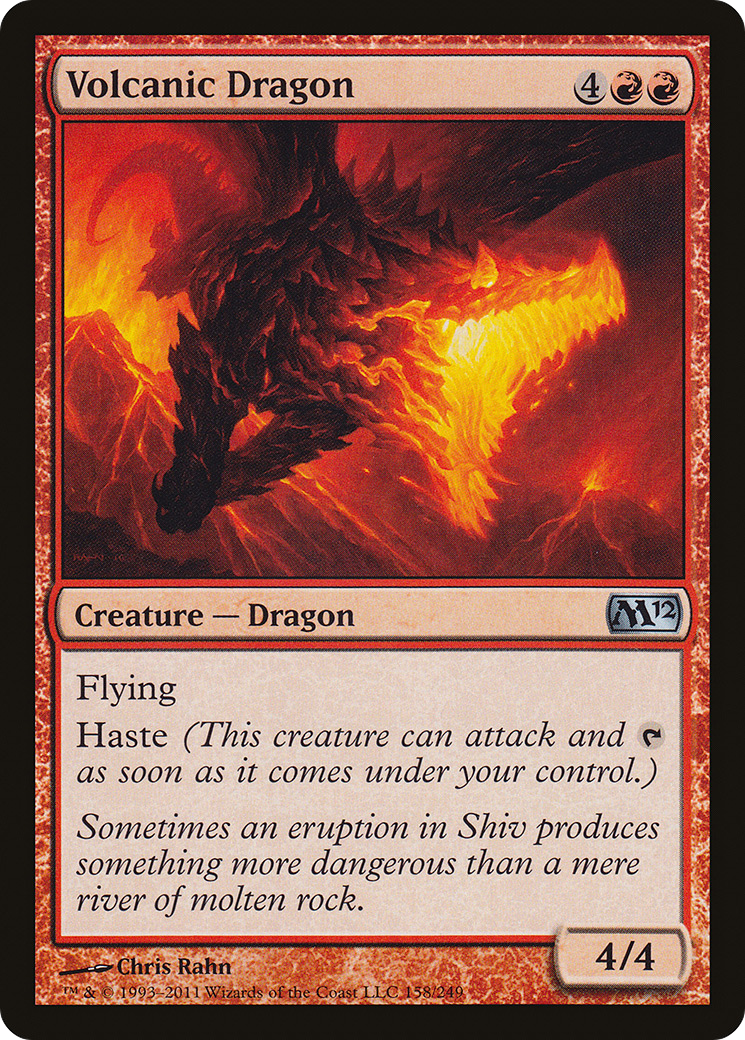 Volcanic Dragon (M12-158) (Foil)