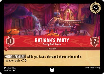 Ratigan's Party - Seedy Back Room (5-136) (Cold Foil)