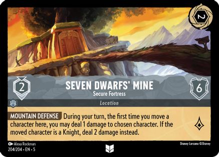 Seven Dwarfs' Mine - Secure Fortress (5-204) (Cold Foil)