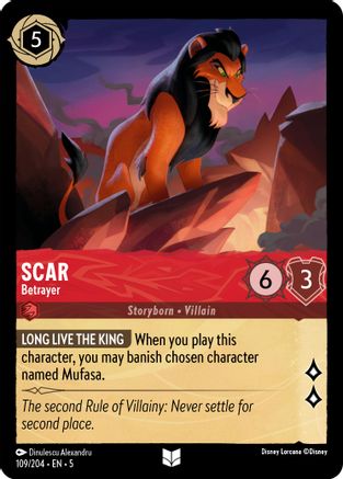 Scar - Betrayer (5-109) (Cold Foil)