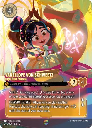 Vanellope von Schweetz - Sugar Rush Princess (Enchanted) (5-206) (Holofoil)