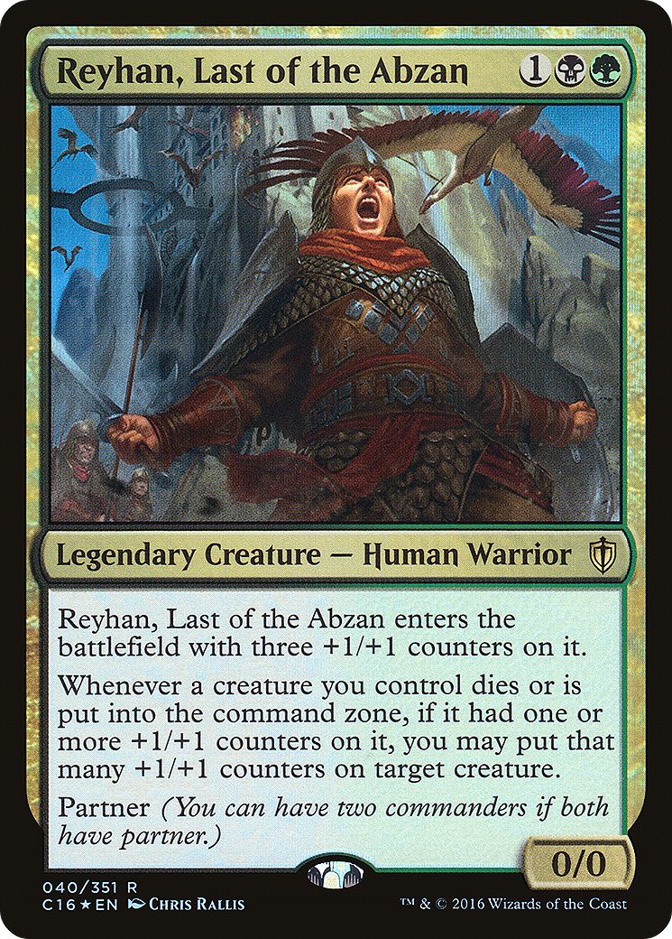 Reyhan, Last of the Abzan (C16-040) (Foil)