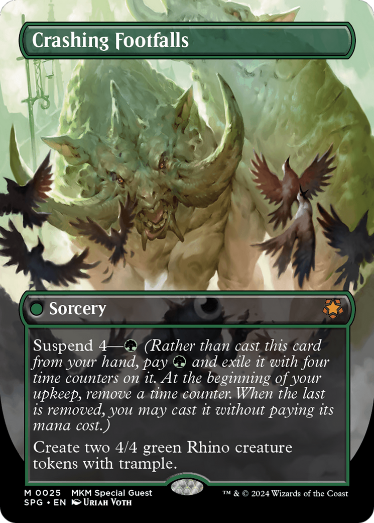 Crashing Footfalls (SPG-025) (Borderless) (Foil)