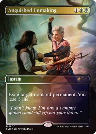 Anguished Unmaking (1800) (Rainbow Foil) (SLD-1800)