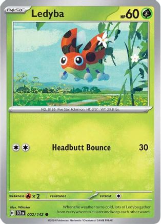 Ledyba (SCR-002) (Reverse Holofoil)