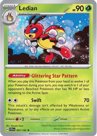 Ledian (SCR-003) (Holofoil)