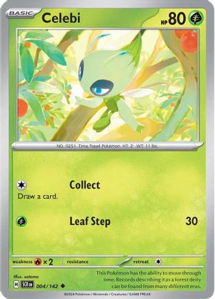 Celebi (SCR-004) (Reverse Holofoil)