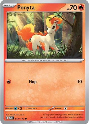 Ponyta (SCR-019) (Reverse Holofoil)