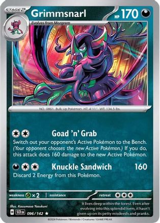 Grimmsnarl (SCR-096) (Reverse Holofoil)