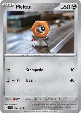 Meltan (SCR-102) (Reverse Holofoil)
