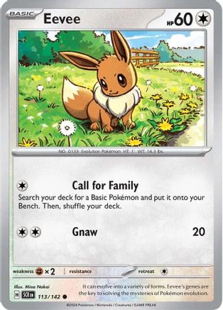 Eevee (SCR-113) (Reverse Holofoil)