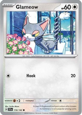 Glameow (SCR-116) (Reverse Holofoil)