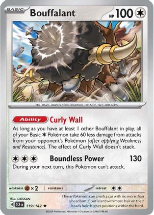Bouffalant (SCR-119) (Holofoil)
