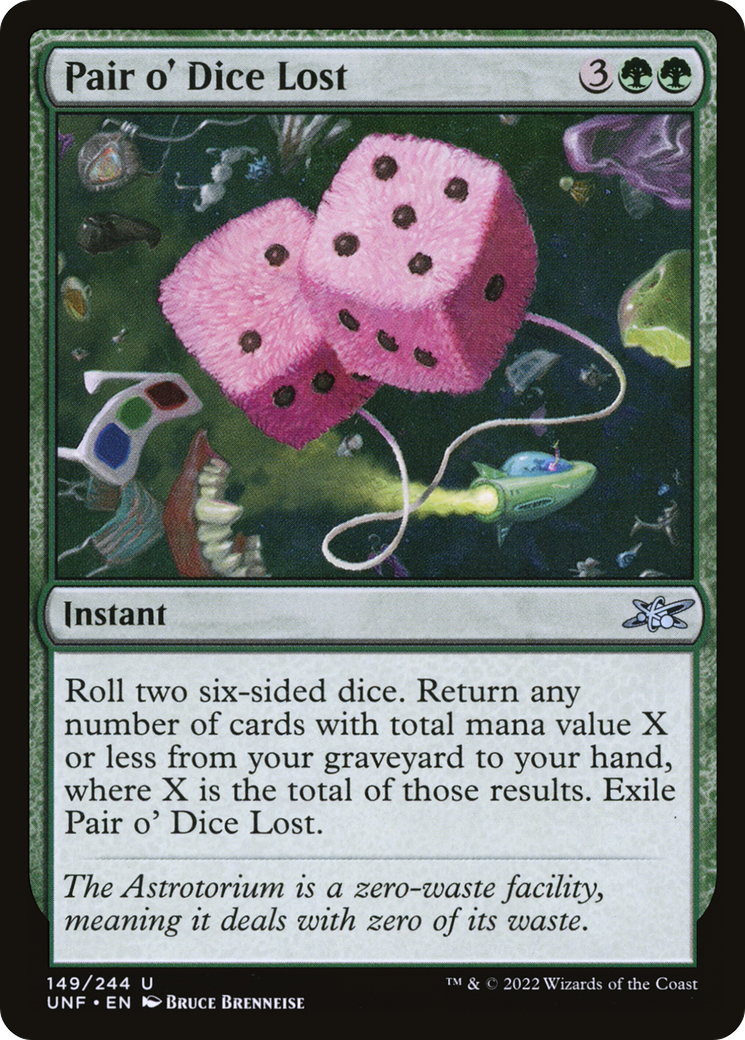 Pair o' Dice Lost (UNF-149) (Foil)
