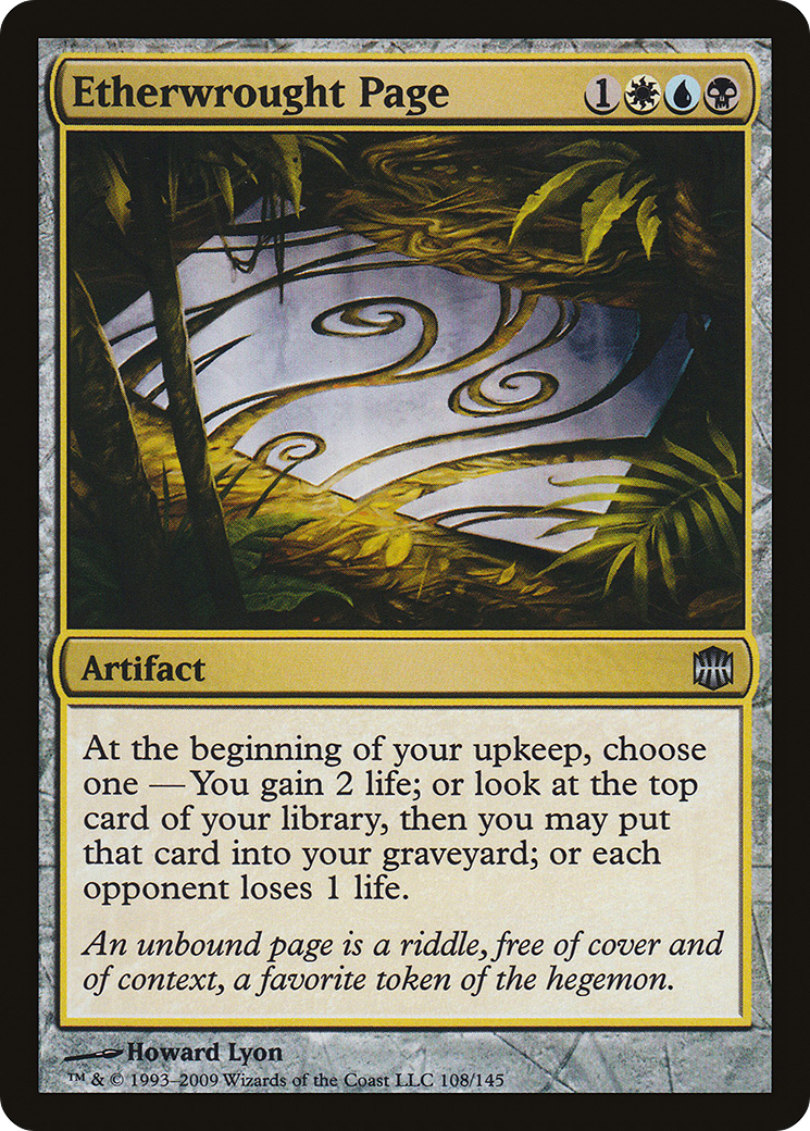 Etherwrought Page (ARB-108) (Foil)