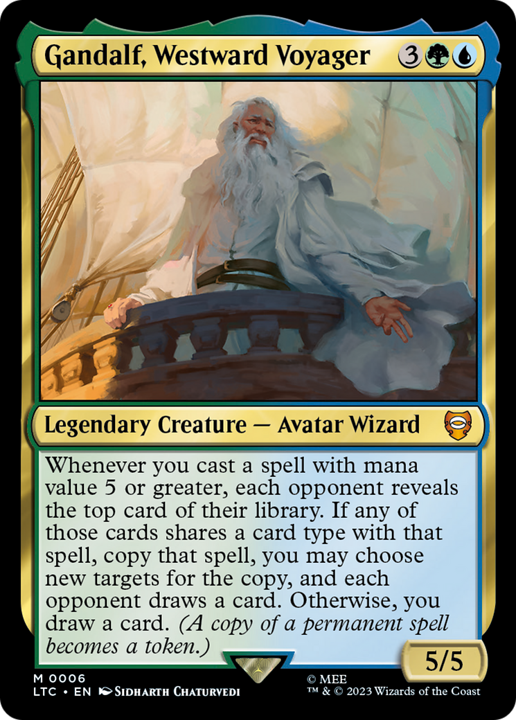 Gandalf, Westward Voyager (LTC-006) (Foil)