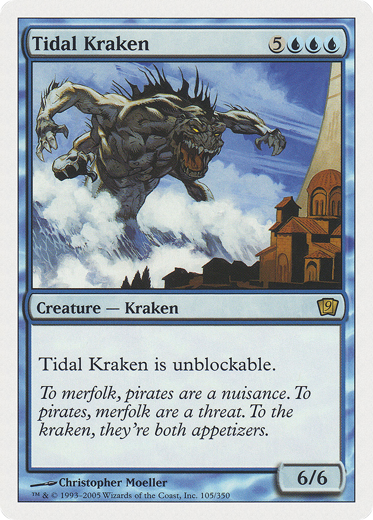 Tidal Kraken (9ED-105★) (Foil)