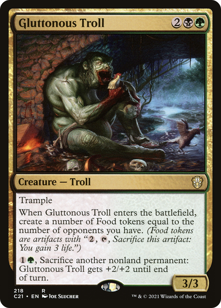 Gluttonous Troll (C21-218)
