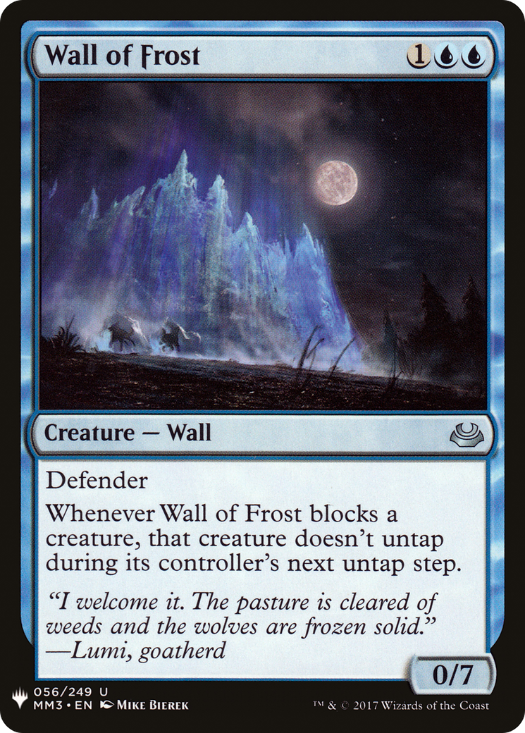 Wall of Frost (LIST-MM3-56)
