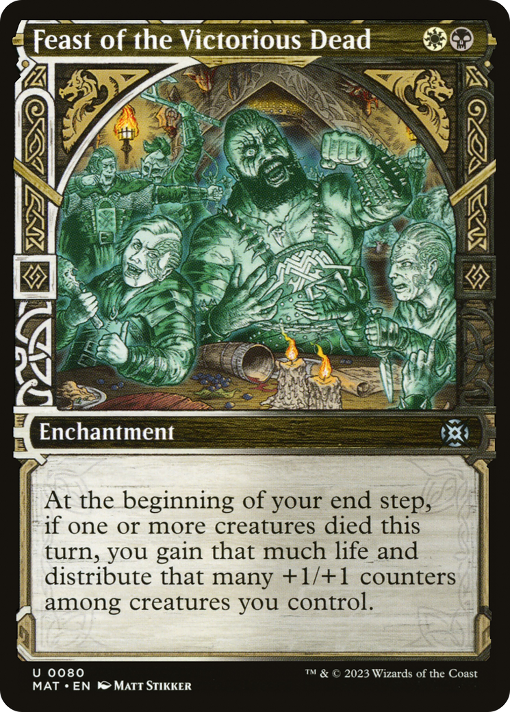 Feast of the Victorious Dead (MAT-080) (Showcase) (Foil)