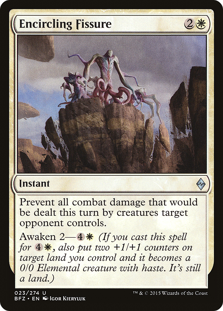 Encircling Fissure (BFZ-023) (Foil)