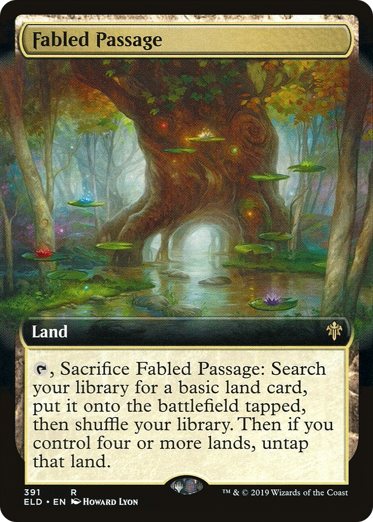 Fabled Passage (ELD-391) (Extended Art) (Foil)