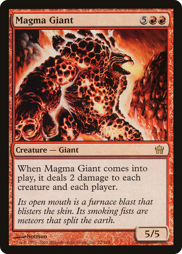 Magma Giant (5DN-072) (Foil)