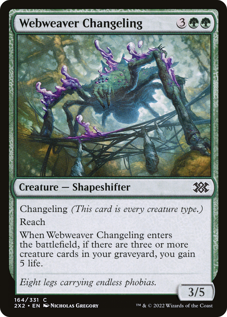 Webweaver Changeling (2X2-164) (Foil)