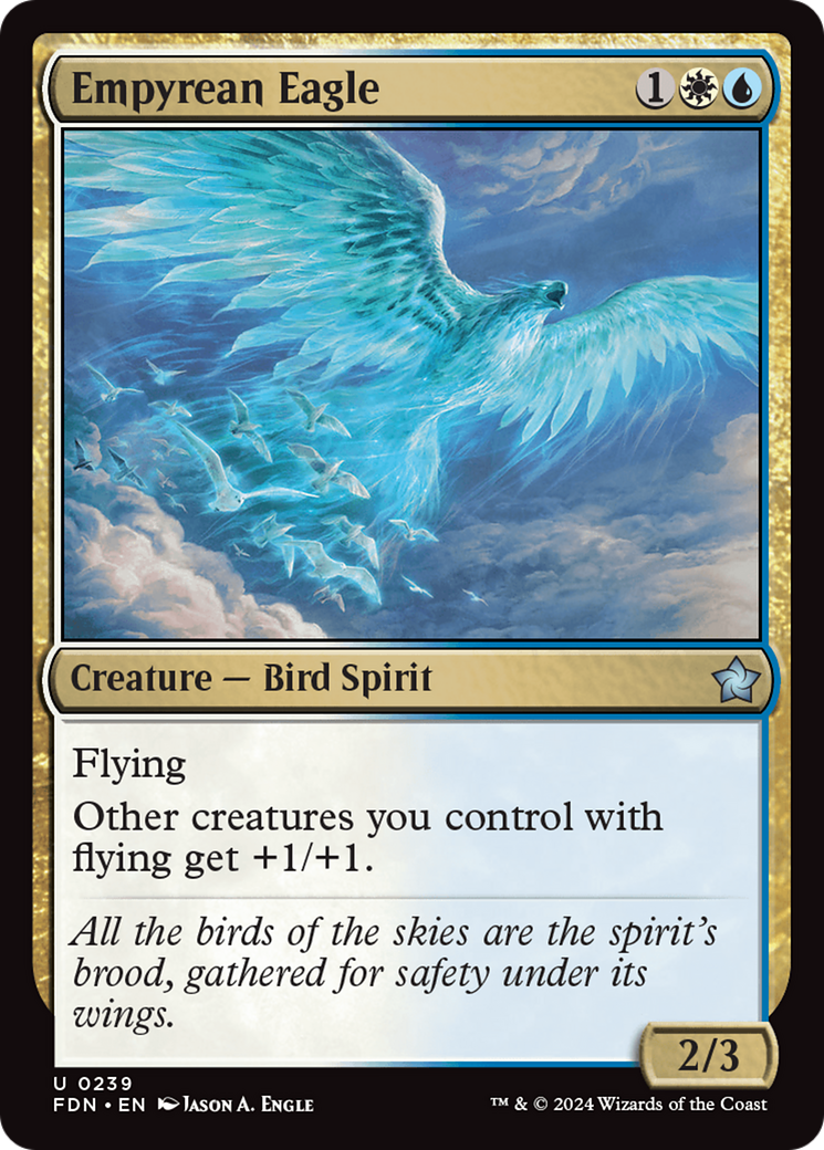 Empyrean Eagle (FDN-239) (Foil)