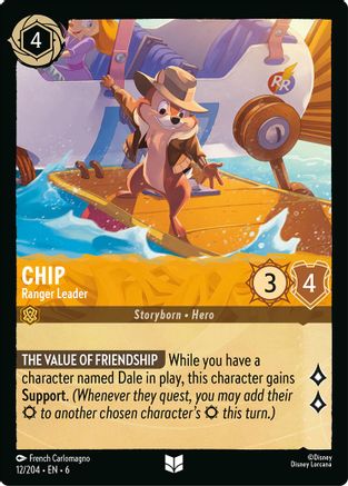Chip - Ranger Leader (6-012) (Cold Foil)